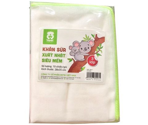  KHĂN SỮA XUẤT NHẬT MIPBI 3 LỚP 