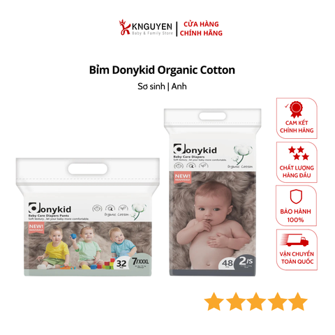  Bỉm Donykid Organic Cotton 