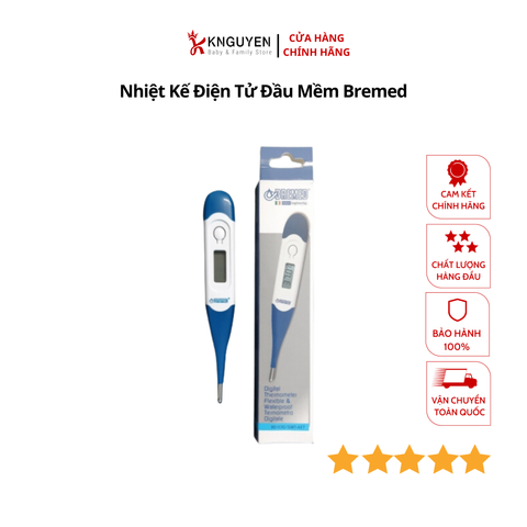  Nhiệt Kế Điện Tử Đầu Mềm Bremed 
