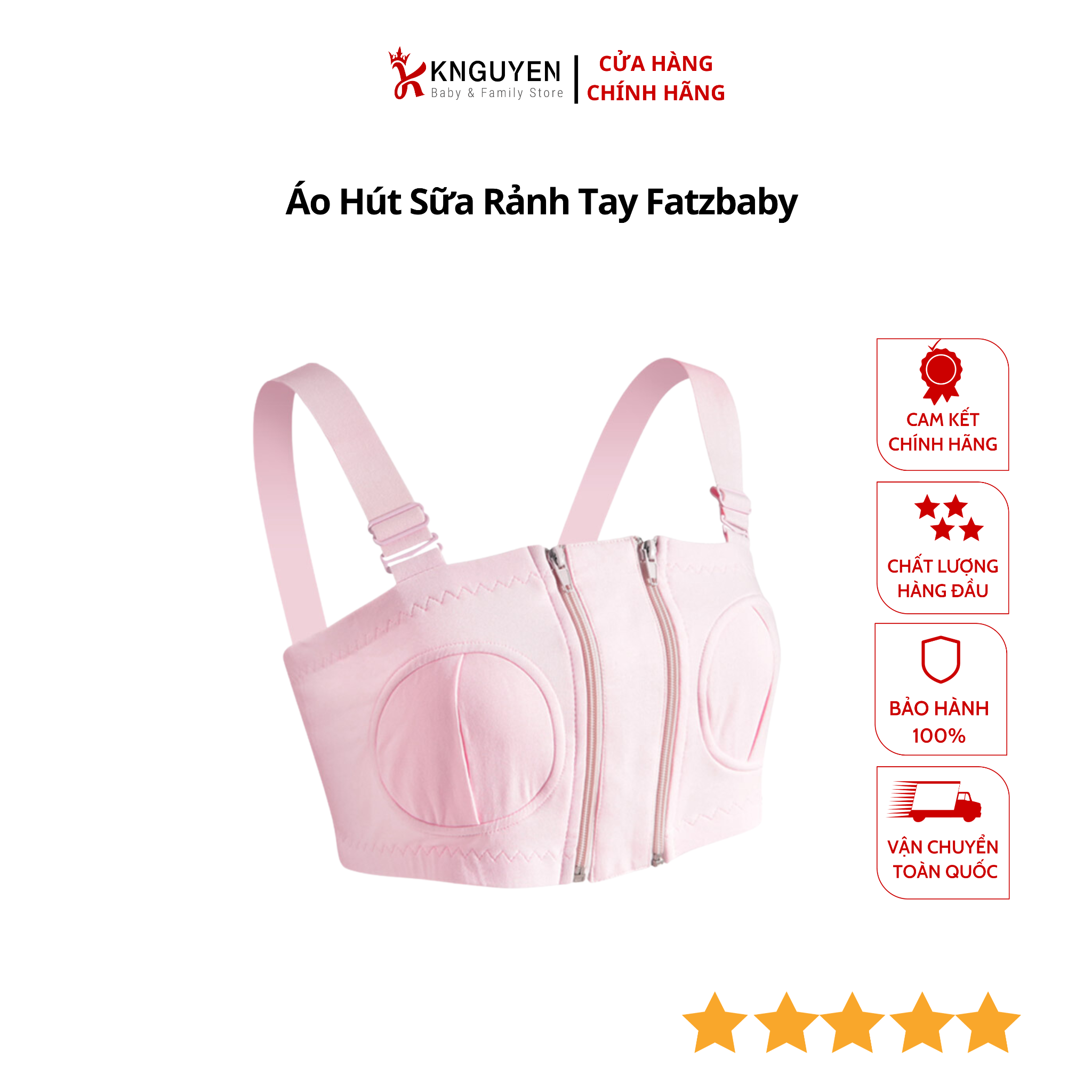  Áo Hút Sữa Rảnh Tay Fatzbaby FB0023VN 