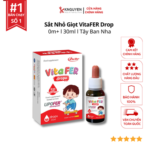  Sắt Nhỏ Giọt VITAFER Drop (30ml) 