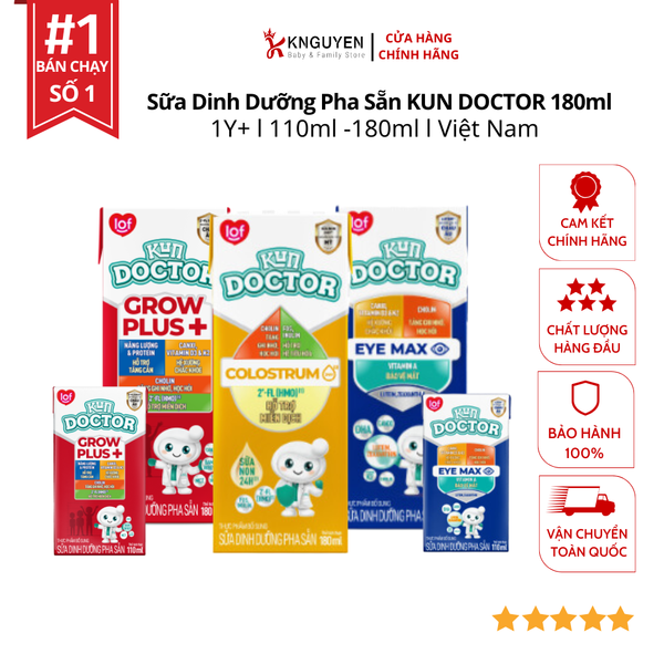  Sữa Dinh Dưỡng Pha Sẵn KUN DOCTOR 110ml 