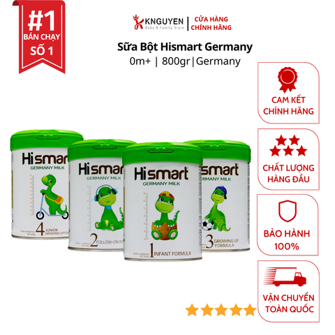  Sữa Bột Hismart Germany (800g) 