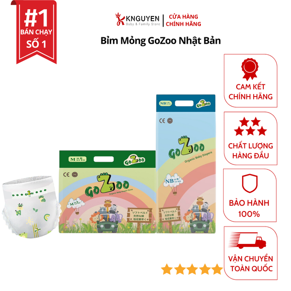 Bỉm Mỏng GoZoo Nhật Bản 