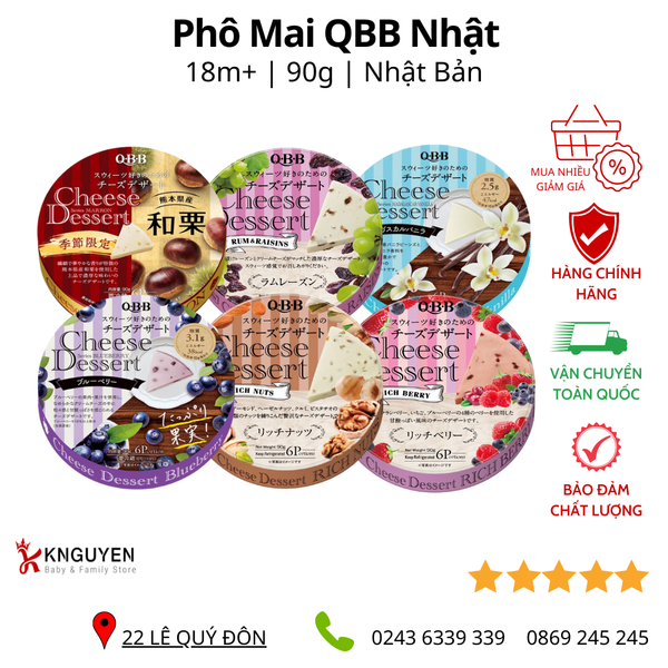  Phô Mai QBB Nhật 90g 