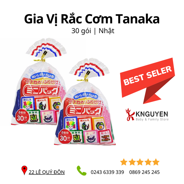  Gia Vị Rắc Cơm Tanaka Nhật 