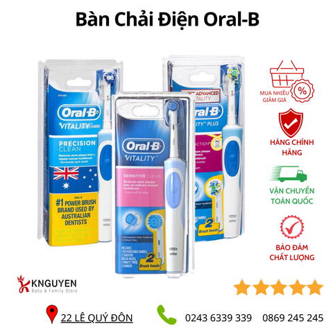  Bàn Chải Điên Oral-B người lớn (Đức) 