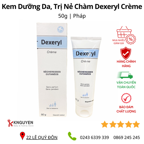  Kem Dưỡng Da, Trị Nẻ Chàm Dexeryl Crème 50g 