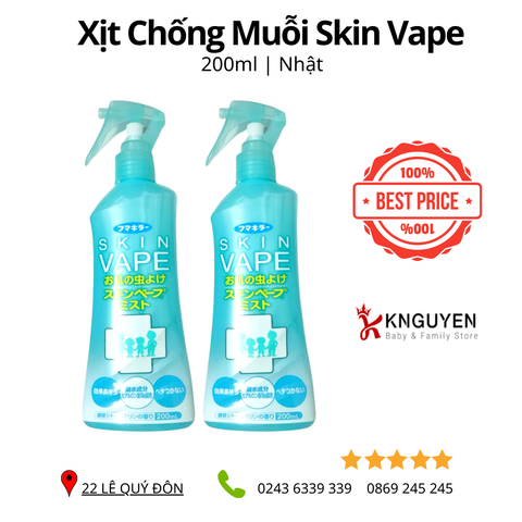  Xịt Chống Muỗi Skin Vape 200ml 