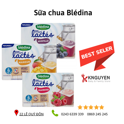  Sữa chua BLEDINA - Pháp 