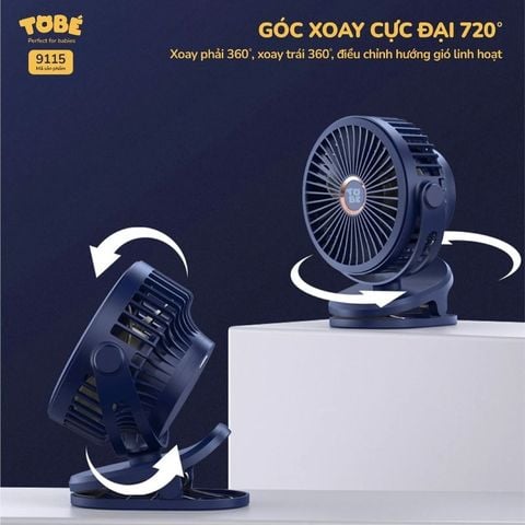  Quạt tích điện mini ToBé 9115 