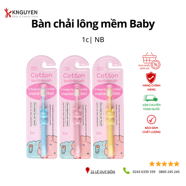  Bàn chải lông mềm Baby 