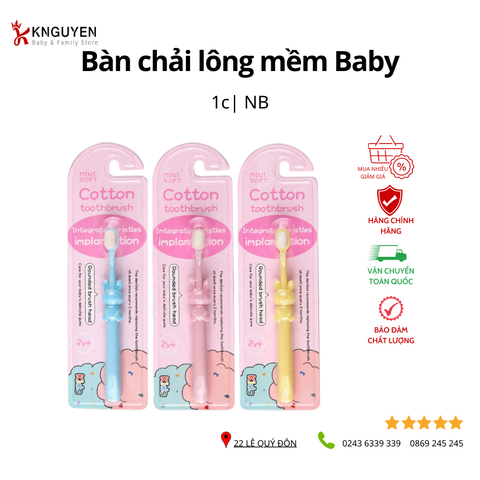  Bàn chải lông mềm Baby 