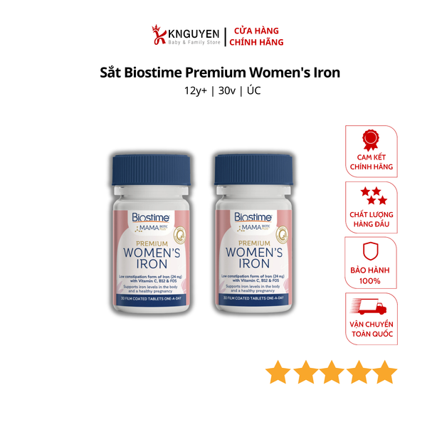  Sắt Biostime Premium Women's Iron (30 Viên) 