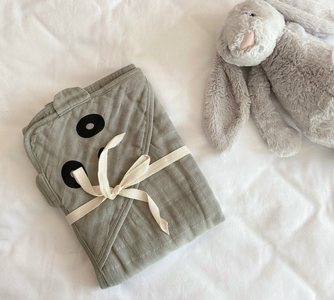  Chăn Ủ Kèm Đai Litemian Chất Xô Organic 4 Lớp Cao Cấp Cho Bé 