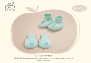  Set bao tay bao chân La Pomme Puppy 