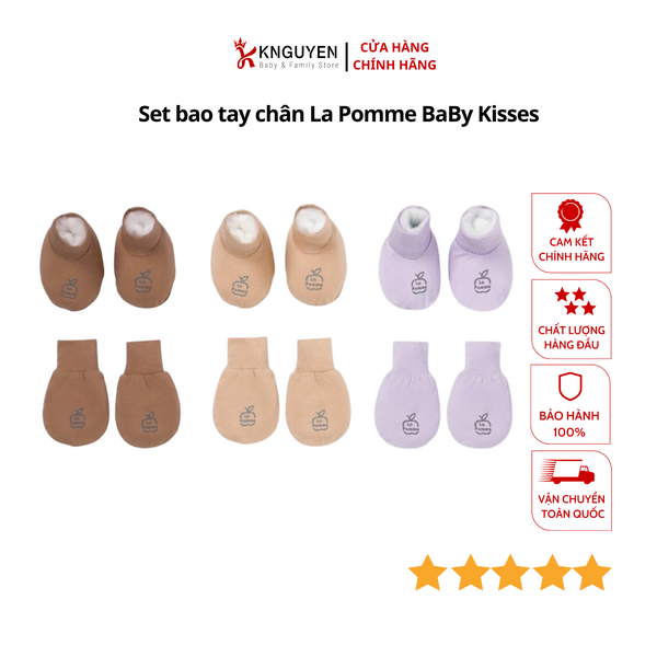  Set bao tay chân La Pomme BaBy Kisses 