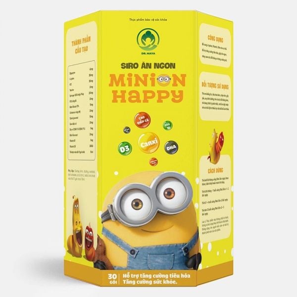  Siro Ăn ngon Minion Happy 5 in 1 (30 gói) 