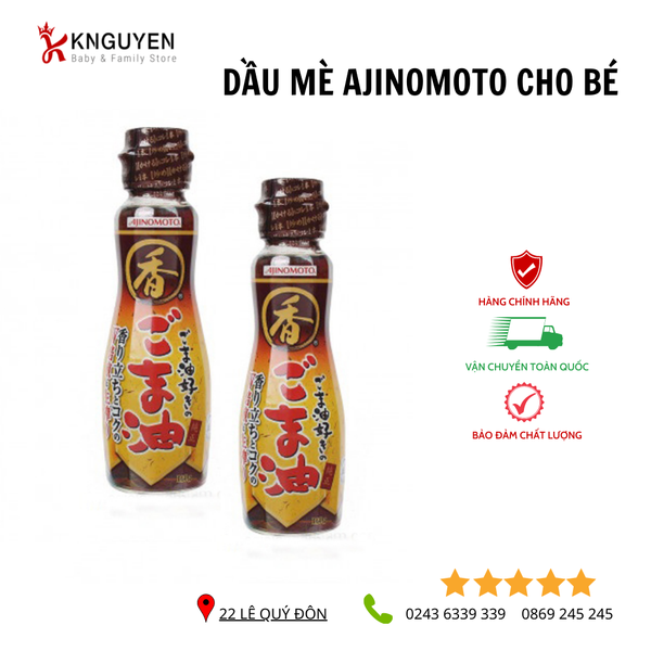  DẦU MÈ AJINOMOTO CHO BÉ 