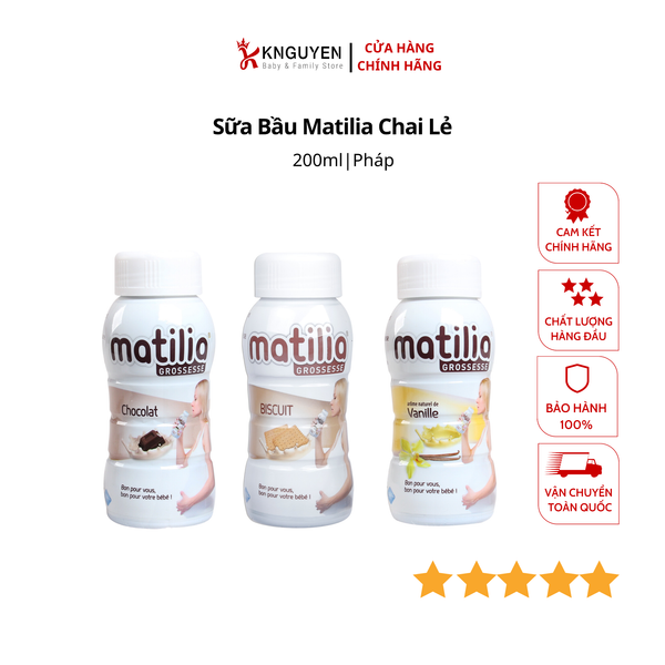  Sữa Bầu Matilia Chai 200ml 