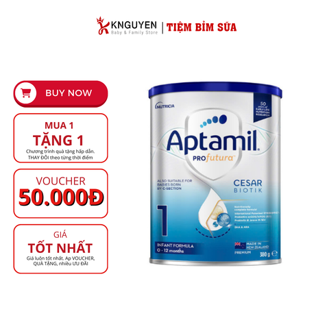  Sữa Bột Aptamil New Zealand Infant Formula 380g 