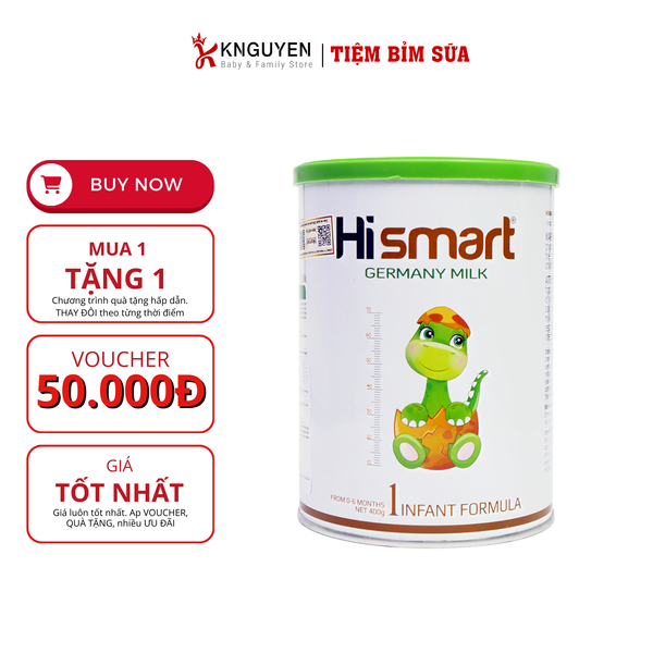 Sữa bột Hismart Germany (400g) 