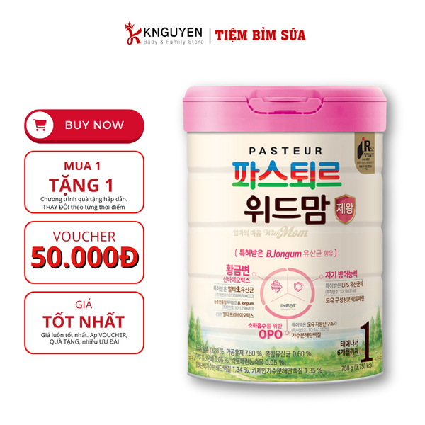  Sữa bột Hàn Quốc cao cấp With Mom Premium (750g) 
