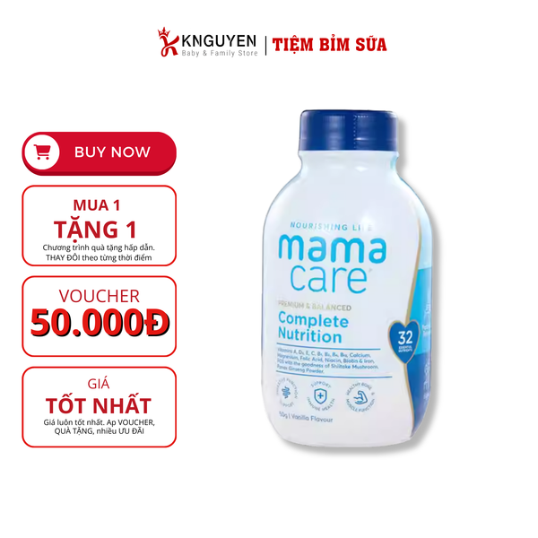  Sản Phẩm Dinh Dưỡng MamaCare Premium & Balanced Complete Nutrition 50g 
