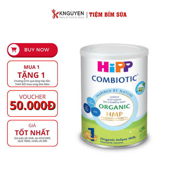  Sữa bột công thức Hipp Organic Combiotic (350g) 
