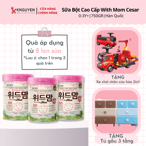  Sữa bột Hàn Quốc cao cấp With Mom Premium (750g) 