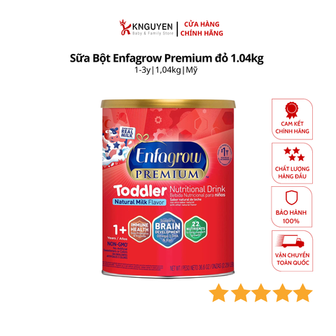  Sữa bột Enfagrow Premium đỏ 1.04kg (1-3 tuổi) 