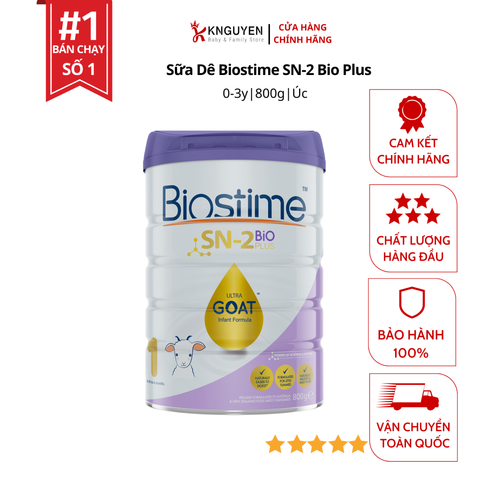  Sữa Dê Biostime SN-2 Bio Plus 800g 