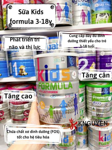  Sữa Royal AUSNZ KIDS FORMULA (3-18 tuổi) Úc 900g 