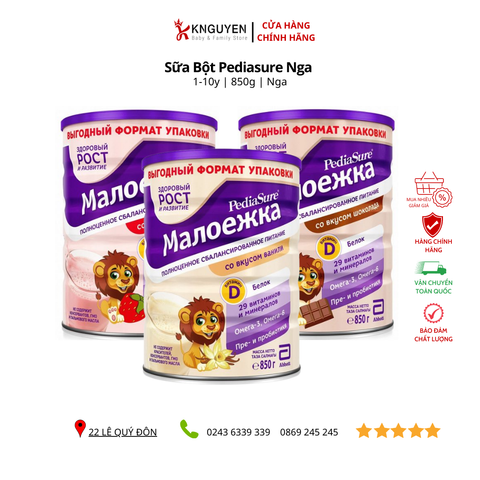  Sữa Bột Pediasure Nga 850g 