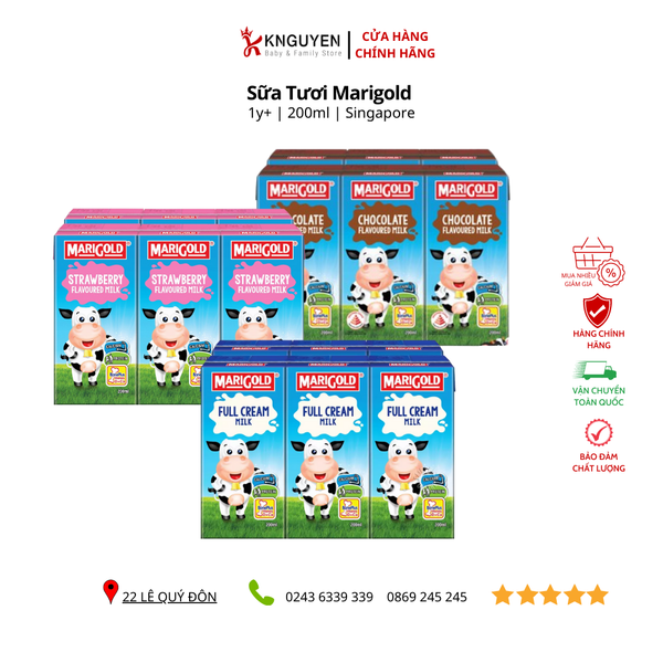  Sữa tươi Marigold 200ml 