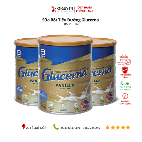  Sữa bột tiểu đường Glucerna 850g 
