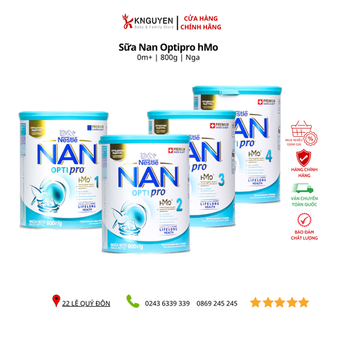  Sữa Bột NAN Optipro HMo Nga 800G 