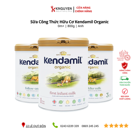  Sữa Kendamil Anh Organic - 800g 