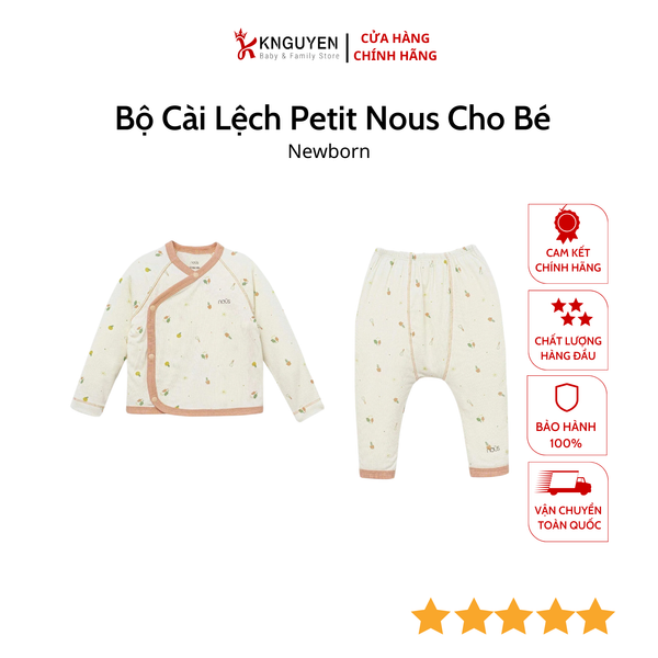  Bộ Cài Lệch Petit Nous Cho Bé 