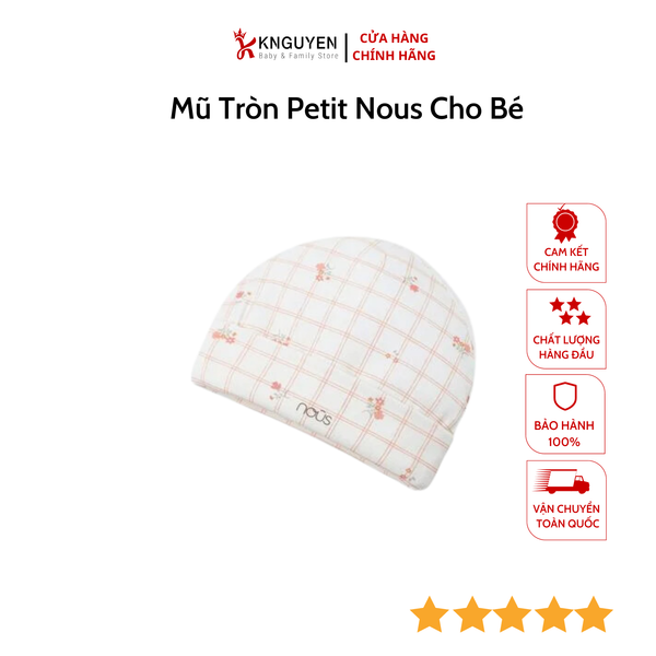  Mũ Tròn Petit Nous Cho Bé 
