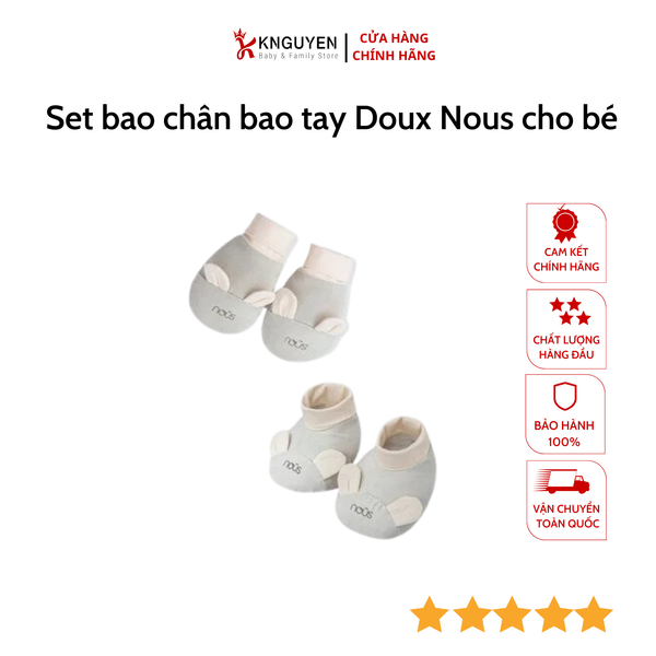  Set bao chân bao tay Doux Nous cho bé 