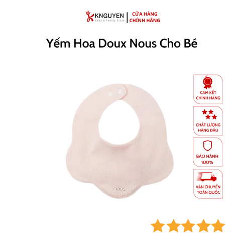  Yếm Hoa Doux Nous Cho Bé 