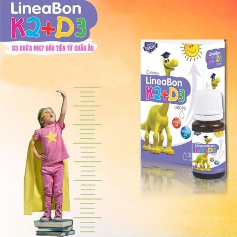  Vitamin Lineabon K2+D3  Tăng Trưởng Chiều Cao 