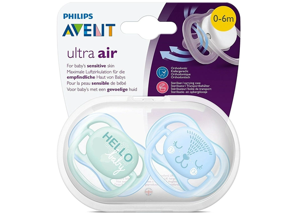  Ty Ngậm Thông Khí Phiên Bản Hiện Đại Philips Avent ( Vỉ Đôi ) 