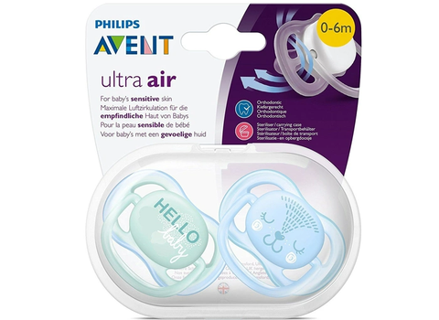  Ty Ngậm Thông Khí Phiên Bản Hiện Đại Philips Avent ( Vỉ Đôi ) 