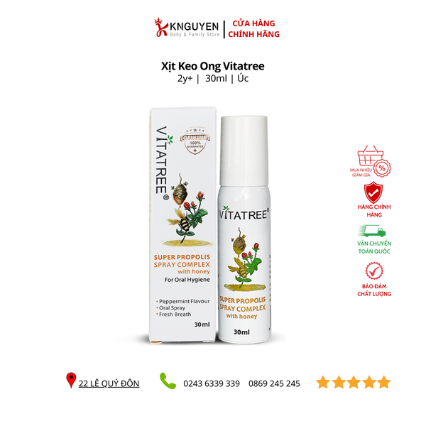  Xịt keo ong Vitatree 