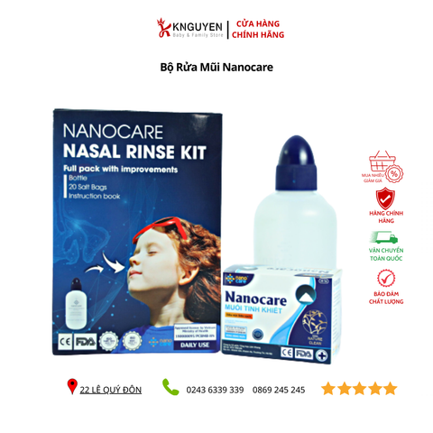  Bộ rửa mũi Nanocare 