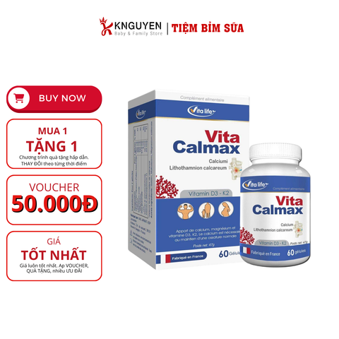  Canxi hữu cơ tảo biển Vita Calmax+ 