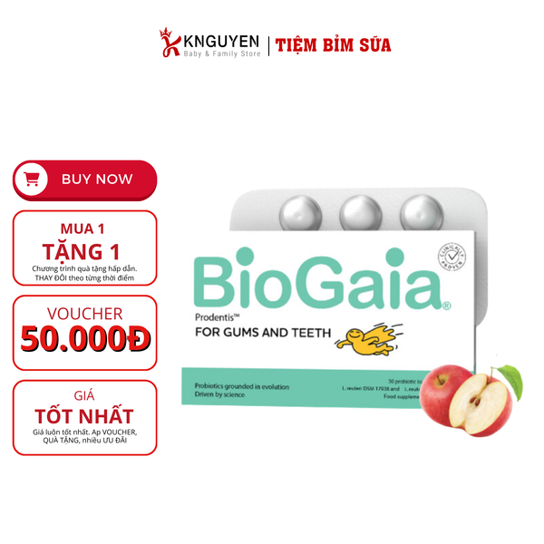  Viên ngậm men vi sinh Nha Khoa BioGaia ProDentis 
