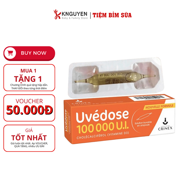  UVEDOSE 50.000 U.I PHÁP 